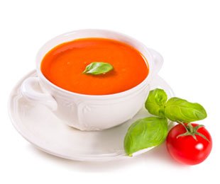 Zdjęcie przedstawia talerz z przykładową Zupą dnia